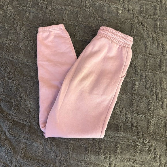 Forever 21 Women’s Pink High Waisted Jogger Sweatpants - Picture 2 of 3